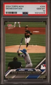 Topps Now Shohei Ohtani/Paul Skenes Rookie RC #264 2024, PSA 10 - Imagen 1 de 2