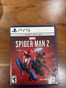 Marvel Spider-Man 2 Launch Edition Video Game (Sony PlayStation 5) Includes Code - Picture 1 of 3