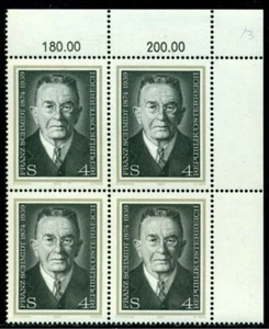Österreich 1974 Franz Schmidt, Komponist, Musik, M.1473, postfrisch x4 - Bild 1 von 1