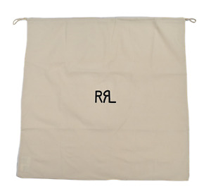 Sac à poussière logo coton Ralph Lauren Double RL RRL 29" x 29" neuf