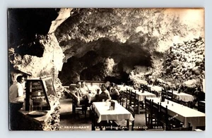 Postcard RPPC Mexico Teotihuacan La Gruta Restaurant Sinaloa 1940s Unposted - Picture 1 of 2