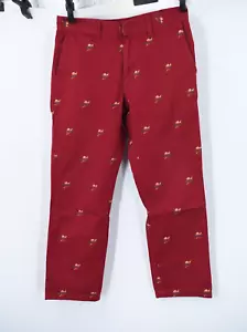 Supreme Sacred Hearts Light Burgundy Work Pants Mens 32 FW17 - Picture 1 of 20