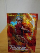 1999 Topps Season's Best Rocket Launchers Steve Young #SB8 San Francisco 49ers