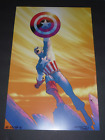 2023 SDCC Captain America Art Print par John Cassaday signé par Sinclair AP xx/10