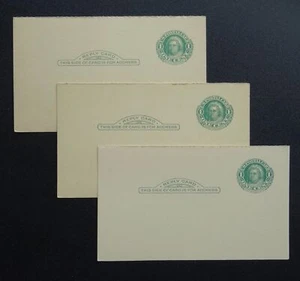 3 x US American POSTKARTE 1 Cent MARTHA WASHINGTON um 1912 unbenutzt - Bild 1 von 5