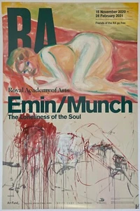 TRACEY EMIN EDVARD MUNCH original exhibition poster 2020 - Picture 1 of 1