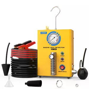 AUTOOL SDT203 EVAP Smoke Machine Leak Detector Car Pipe System Vacuum Diagnostic - Foto 1 di 21
