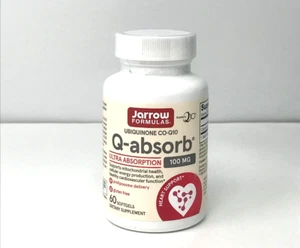 Jarrow Formulas Co-Q10 Q-Ultra Absorbsion 100mg, 60 Softgels Exp 5/25 - Picture 1 of 2