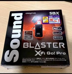 Creative Sound Blaster X-Fi Go Pro USB Audio Sound Card - Picture 1 of 6