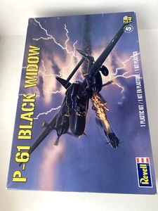 Revell 1/48 P-61 Black Widow Night Fighter Kit No. 85-7546 Open Sealed Parts - Foto 1 di 10
