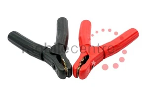 Heavy Duty Croc Clips Fully Insulated Booster Cable Jump Lead Alligator clamps - Picture 1 of 3