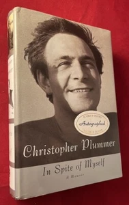 Christopher PLUMMER / In Spite of Myself A Memoir SIGNED FIRST PRINTING 1st 2008 - Picture 1 of 2