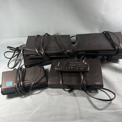 Mediasonic HomeWorx HW180STB BLACK Lot Of 6 Digital TV Converters T3 - Image 1 of 4