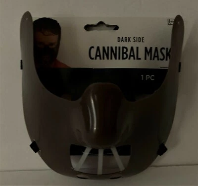 Dark Side CANNIBAL MASK NEW Hannibal Lector Costume Accessory PREVENT BITING - Image 1 of 2