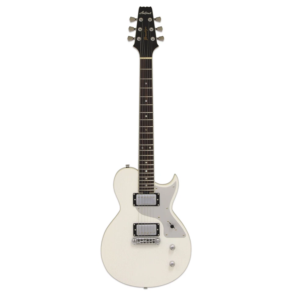 Aria 718MKII-OPWH Brooklyn Electric Guitar - Open Pore White