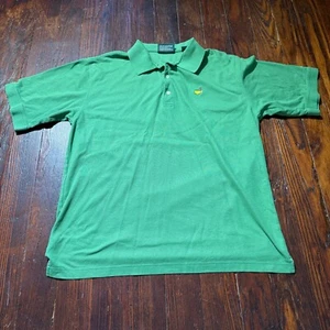 Vintage Masters Collection Poloshirt Herren Large grün 60er zweilagig mercerisiert - Bild 1 von 9