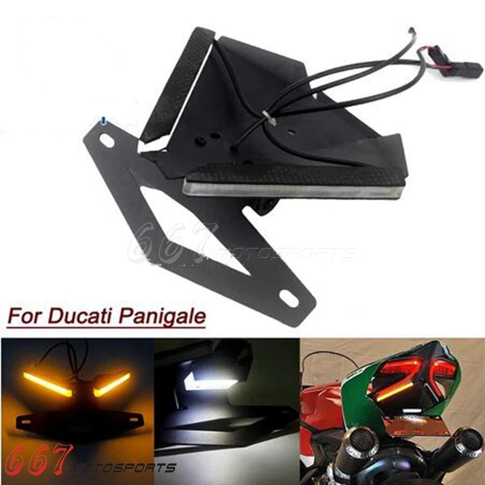 Kit eliminador guardabarros luz LED trasera ordenada para Ducati Panigale 899 959 1199 1299 Foto 1 de 4