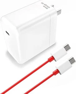 OnePlus Warp Charger 65W Original Rapid Wall Power Adapter for OnePlus Cable - Picture 1 of 8