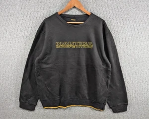 Nautica Yachting Competition Men's Black Retro Embroidered Crewneck Sweatshirt L - Picture 1 of 11