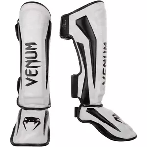 Venum Elite Protective MMA Shin Instep Guards - White/Camo - Picture 1 of 4