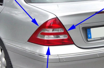 MERCEDES-BENZ W203 C-CLASS C230 C240 C280 右尾灯后灯 正品 — 第 1/3 张图片