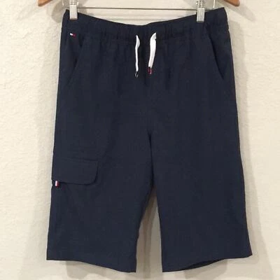 Tommy Hilfiger Boys Sz XL 20 Shorts Navy Blue Pull On Stretch Lightweight - Image 1 of 4