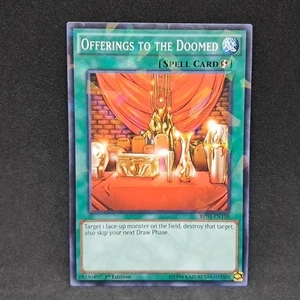 Offerte ai Dannati BP03-EN138 1° Edizione Shatterfoil Rara NM Yu-Gi-Oh! - Foto 1 di 8