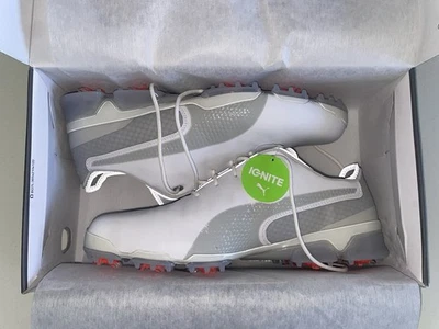 PUMA Ignite Proadapt Waterproof Golf Shoes - White/Gray/Violet - Size 11 M - Image 1 of 4