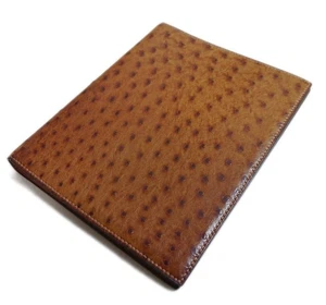 Authentic HERMES Planner cover, notebook cover Ostrich #7855 - Picture 1 of 14