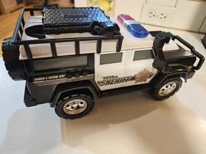 Hasbro 2014 Tonka Sheriff 4x4 luces de trabajo y unidad de búsqueda y rescate de sonido bonita - Imagen 1 de 6