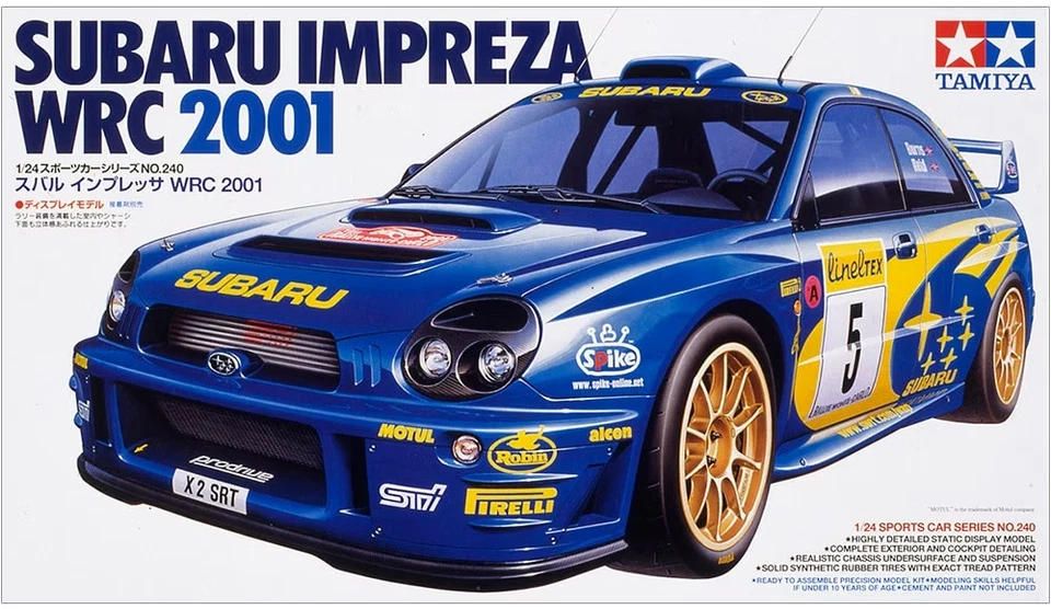 1/24 SUBARU IMPREZA WRC 2001 TAMIYA 24240 - Immagine 1 di 1