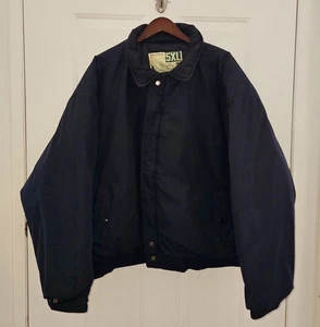 Chaqueta de bombardero vintage Wearguard de gran tamaño azul marino hollín/barro/resistente a la nieve talla 5XL - Imagen 1 de 7