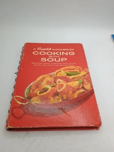 Vintage 1968 HC Spiral Campbell Cookbook Cooking With Soup Book of 608 Recipes - Foto 1 di 9