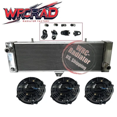 MT Aluminum Radiator+FAN For TVR 2500M 2.5L 1972-1977; TVR 3000M 3.0L 1972-1974 - Image 1 of 4