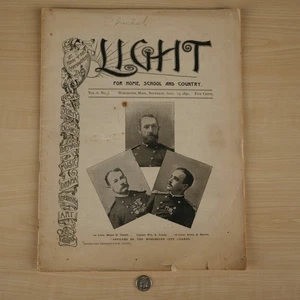 1891 Sep 19 LIGHT magazine newspaper Worcester - Officers of the City Guards - Bild 1 von 10