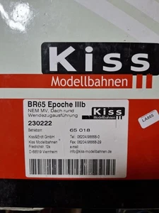 (1MIM1) KISS 230222 Spur 1 Dampflok BR 65 018 Wendezug der DB, OVP - Bild 1 von 3