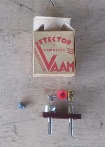 VAAM DETECTOR A MARTELLETTO COMPLETO DI GALENA E SCATOLA ORIGINALE - Foto 1 di 1