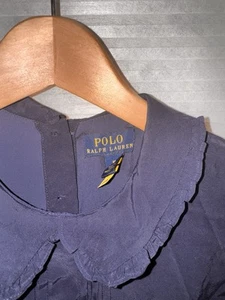 Girls Polo Ralph Lauren Navy Blue Dress Size 16 XL - Picture 1 of 3