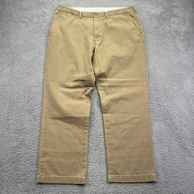 Polo Ralph Lauren Pants Mens 38x30 Tan Chino Classic Twill Straight Stretch - Image 1 of 4