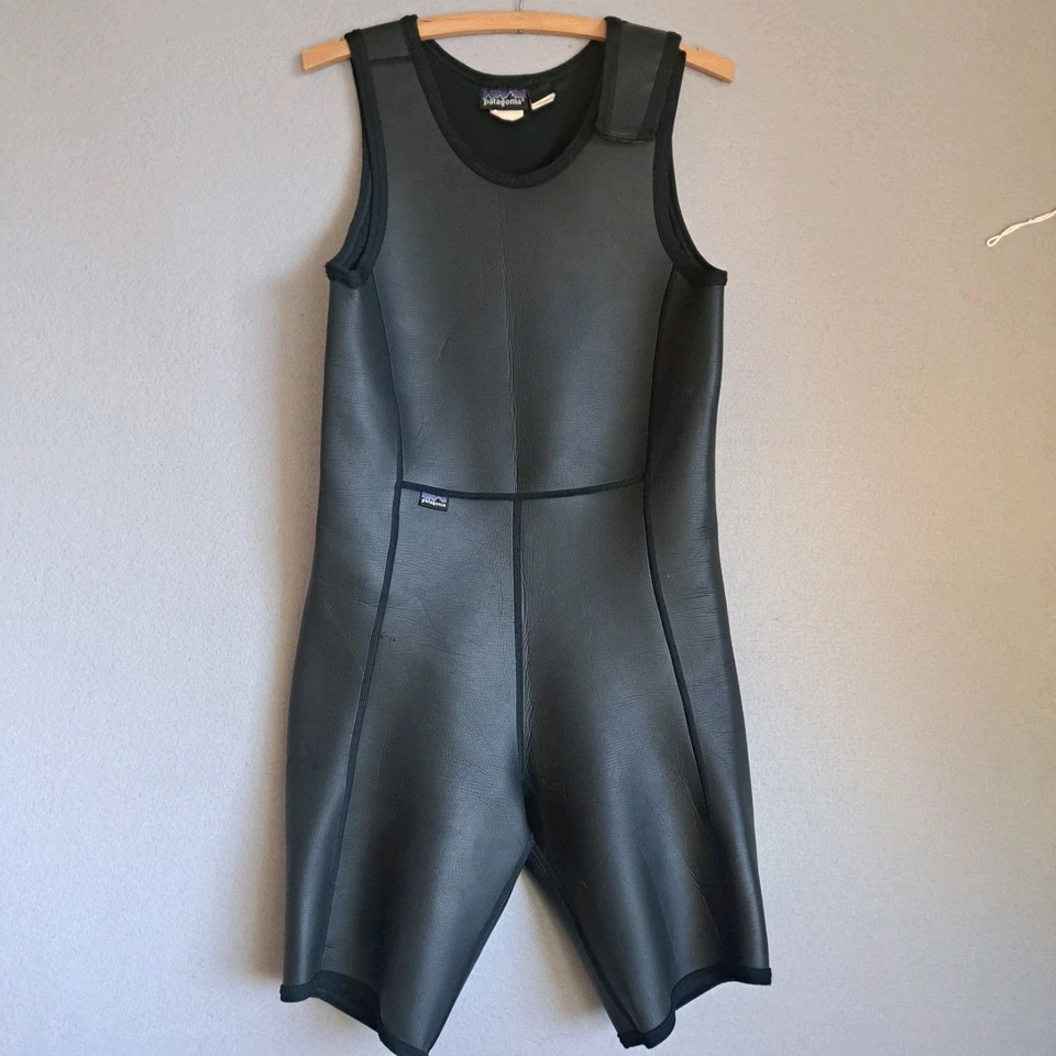 Traje de neopreno Patagonia negro brillante corto para mujer grande surf natación EE. UU. Neopreno Foto 1 de 4