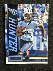 JUSTIN HUNTER #148 2013 Panini Rookies & Stars RC Tennessee Titans - Foto 1 di 2