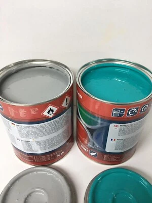 Kobelco Aqua & Cab Grey Digger Paint Excavator Enamel Paint 1 Litre Tins — 第 1/3 张图片