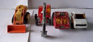 Matchbox Superkings Lot  K-1 Hi hoe , K-8 caterpillar traxcavator ,K-27 ,K-10 - Picture 1 of 6
