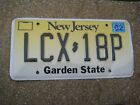 American New Jersey Garden State Graphic Feb 2002  Lcx 18P Rare Number Plate