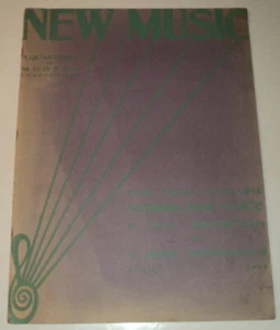 WORKS FOR VOICE by LEO ORNSTEIN & IMRE WEISSHAUS - 1928 NEW MUSIC Vol. I, No. 3 - Bild 1 von 6