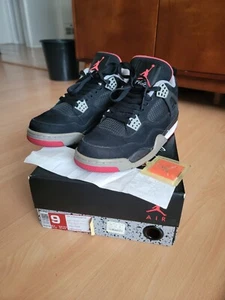 Jordan 4 Retro Bred Release 2012 Size 9 W/ Receipt! - Picture 1 of 13