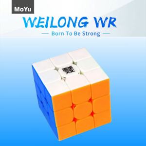 MoYu Weilong WR 3X3X3 Stickerless Magic Speed Cube USA Stock