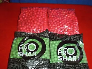 Munición Pro Shar, bola de pintura. 4 x bolsas de 100 bolas. Rojo y verde. - Imagen 1 de 4