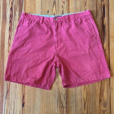 Chaps Mens Red Flat Front Shorts Size 42 - Image 1 of 4