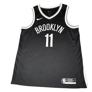 Nike Kyrie Irving Sz XL 52 NBA Brooklyn Nets Swingman Jersey Black Mens - Picture 1 of 12
